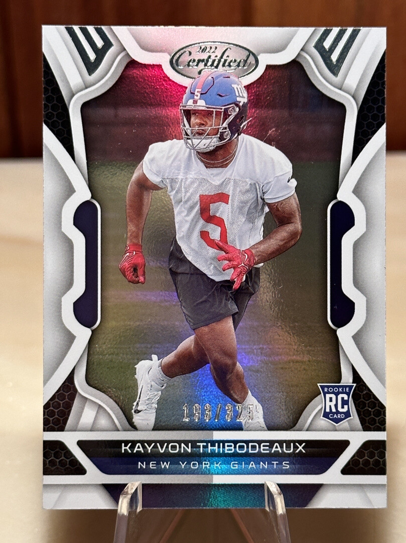 2022 Panini Certified Kayvon Thibodeaux Rookie Mirror /325 Giants #144 RC