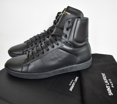 saint laurent black high tops