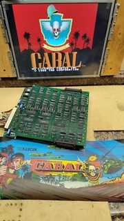 CABAL JAMMA Video Arcade Game PCB, Atlanta