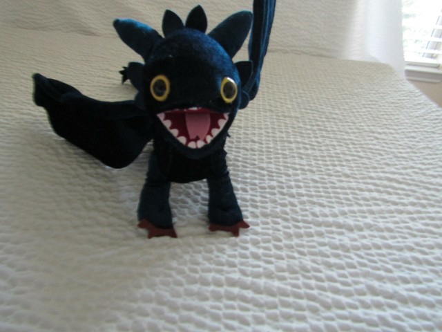 night fury dragon stuffed animal