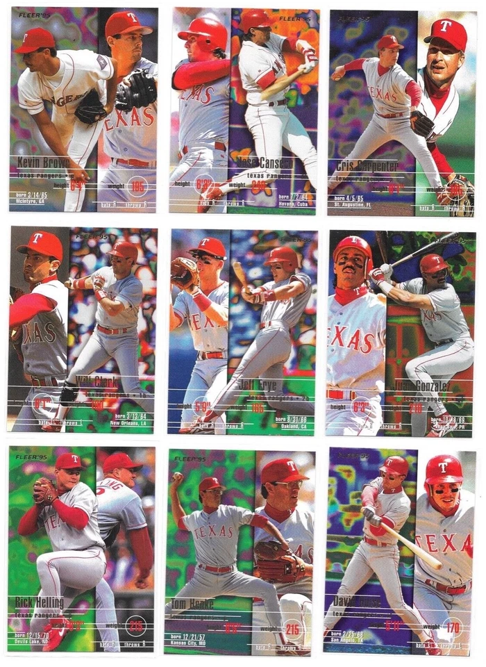 1995 Fleer Baseball Trading Cards / Choose #s 251 - 500 / mb29 - Image 4 of 4