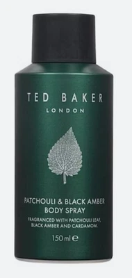 Ted Baker Men's Patchouli & Black Amber Body Spray 150ml