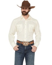 Wrangler Men's Tonal Long Sleeve Snap Western Shirt - 75226TN