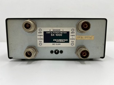 受信機 Diamond SX-1000 SWR & Power Meter DIAMOND Antenna SX-1000 Quad Band SWR Power Watt Meter Bench Top