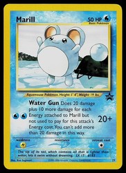 Marill 29/53 WOTC Black Star Promo