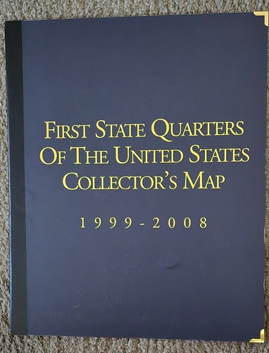 First State Quarters Of The United States Collector's Map 1999-2008 KOMPLETT - Bild 3 von 5