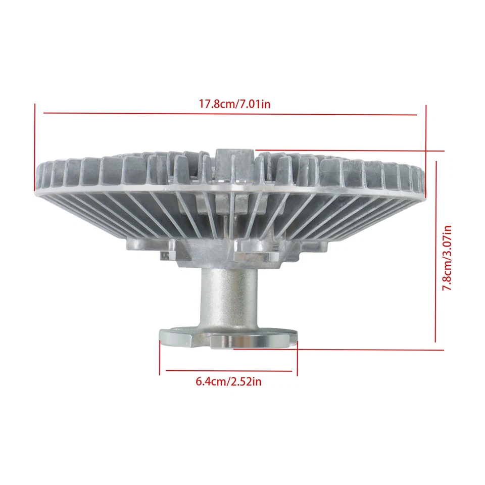 Radiator Fan Clutch For Ford E-150/E-250/E-350 Econoline 1988-1995 1996 V8 OHV Foto 2 de 4