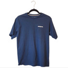 Patagonia Men's Navy Blue Classic Logo T-Shirt Size S