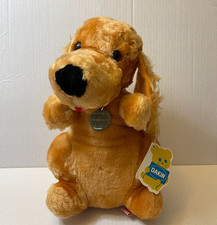 1979 DAKIN Crocker National Bank COCKER SPANIEL DOG Plush STUFFED ANIMAL Toy