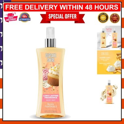 8 fl oz Cupcake Swirl Body Spray - Sweet Gourmand Scent for Daily Indulgence