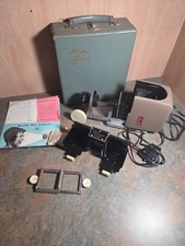Minolta Mini 35 Color Slide Film Projector Frames Pouch Instructions
