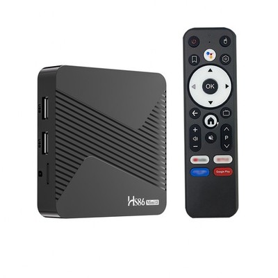 HS86 Mini13 Streaming Box Android14, Quad-Core Cortex-A53 4K HDR TV Media Player
