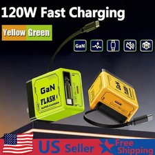 2 In 1 GaN Charger Scalable 120W Max Fast Charger Module With Type C  USB Ports