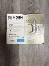 Moen Hensley WS84411MSRN 4 in. Centerset 2-Handle Bathroom Faucet Brush Nick 2