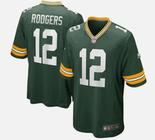  12 Men's Packers Aaron Rodgers Green Game Player Jersey - Fully Stitched