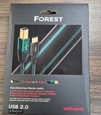 Audioquest Forest USB 2.0, spina C/B spina 0,75 metri (2'6") scatola aperta