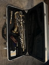 Antigua Alto Saxophone Gold w/ Case Check Description - Open to Offers