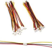 10 Pairs JST Connectors 1.25mm 3 Pin Micro Male and Female Connector Plug with 3