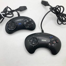Sega Mega Drive Console HAA-2510 2 Controller Megadrive NTSC-J Japan Tested