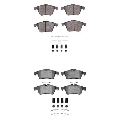 For Volvo S40 04-11 R1 Concepts Optimum OEp Front & Rear Brake Pad Set