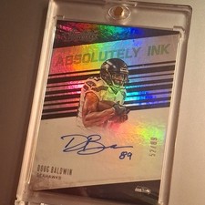 SEAHAWKS🔥Doug Baldwin AUTOGRAPH 2016 Panini Absolute Ink Numbers #52/89