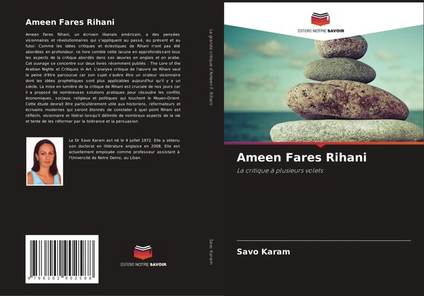 Savo Karam | Ameen Fares Rihani | Taschenbuch | FranzöSisch (2021)-image