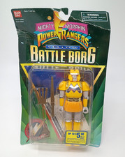 1995 Bandai Mighty Morphin Power Rangers  YELLOW BATTLE BORG  Action Figure