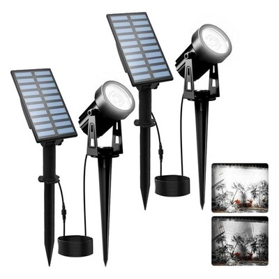 T-SUNUS Solar Garden Spot Lights LED Landscape Light Outdoor IP65 Waterproof