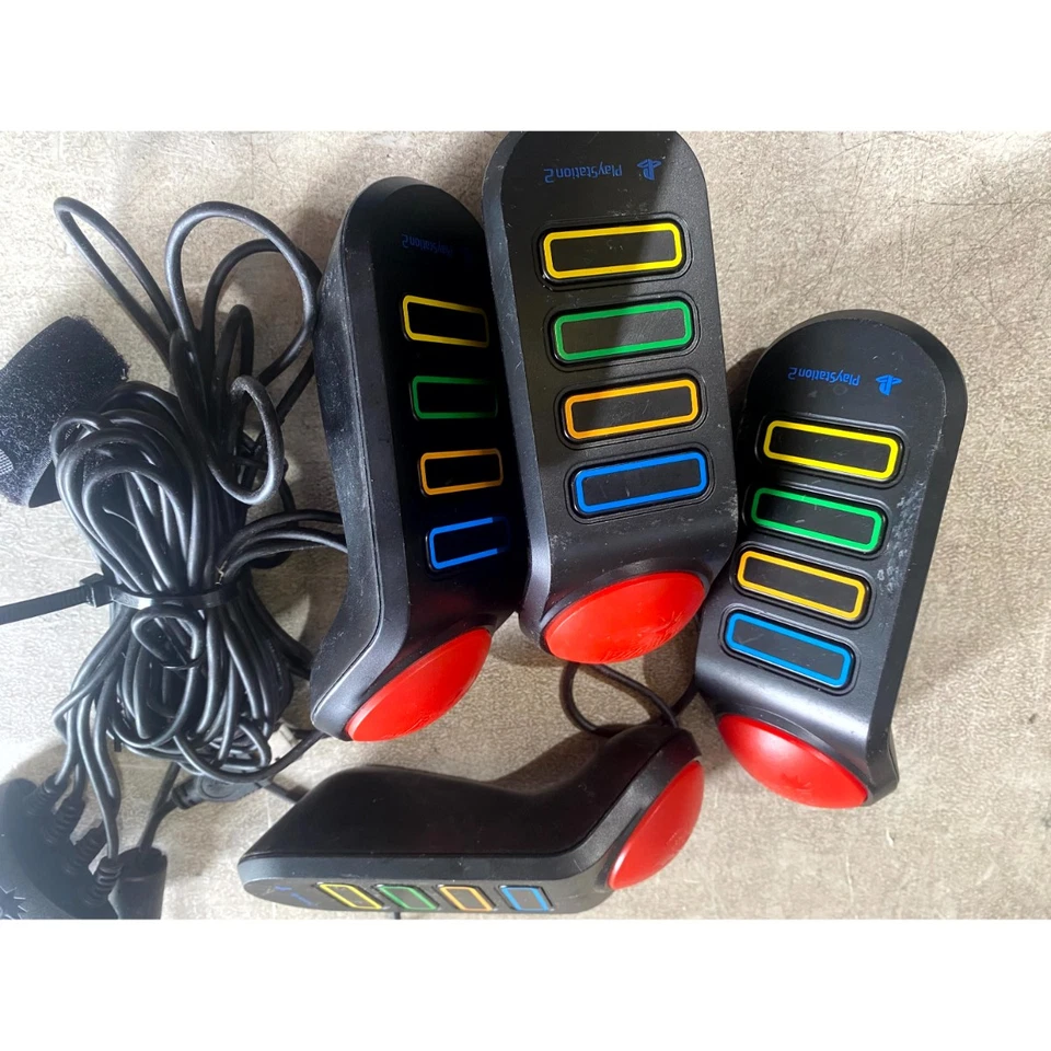 BUZZ! SCEH-0005 Buzzer Game Controllers Black Wired For Sony PlayStation 2 & 3 - Image 3 of 4