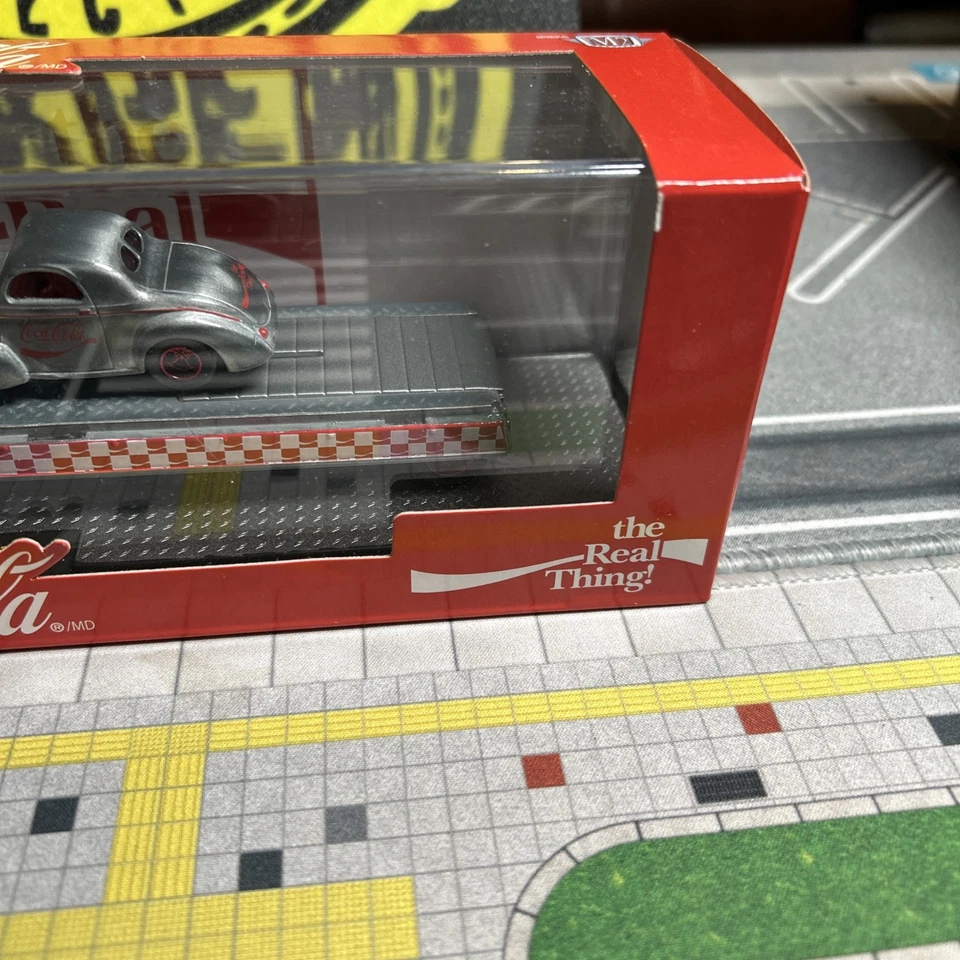 RAW Chase M2 Auto-Haulers Coca Cola 1969 Dodge L600 and 1941 Willys Coupe - Image 4 of 4
