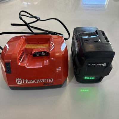 #ad Husqvarna 967965003 QC500 500W Fast Charger with BLi300 battery $290.00