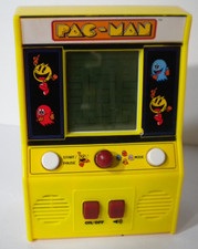 Basic Fun Arcade Classics Pac-Man Color LCD Retro Mini Arcade Game Yellow WORKS