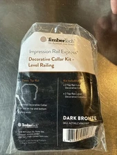 Timbertech Impression (Classic) Rail Collar Kit-Straight (Dark Bronze)