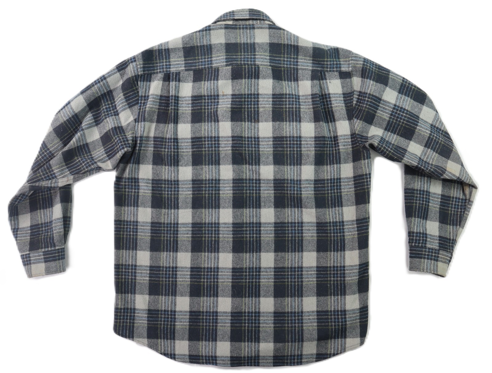 PENDLETON US Men’s Large Gray Plaid Button Down 1… - image 13