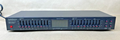 AudioSource EQ Eight/II 10-Band EQ Spectrum Analyzer Tested Stereo *READ*