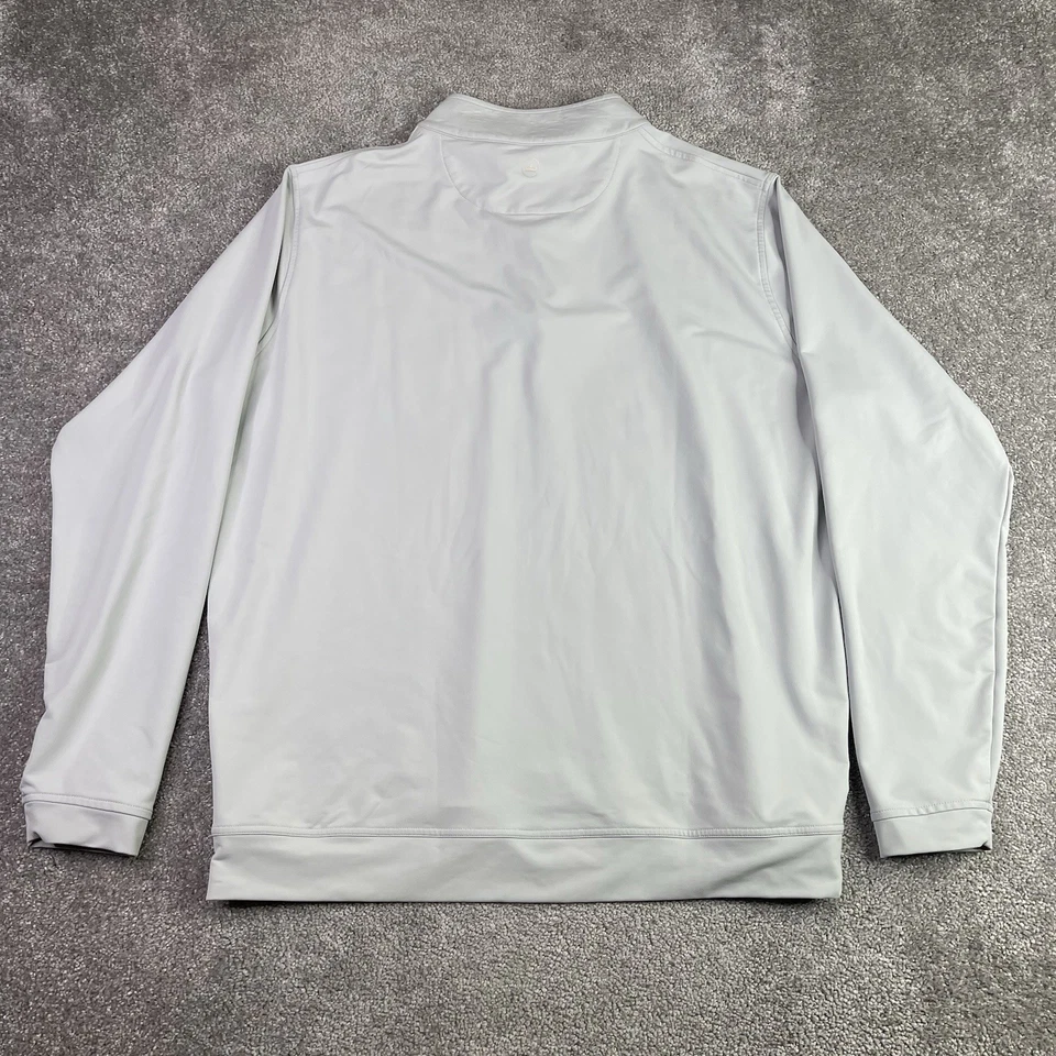 Sudadera Peter Millar Para Hombre XXL Gris 1/4 Cremallera Pullover Golf Performance CCNC Foto 4 de 4
