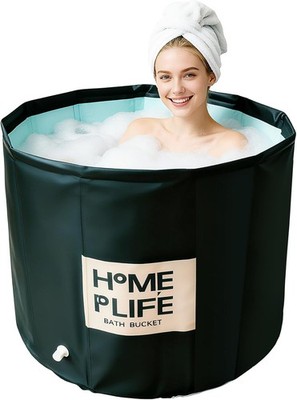 Portable Bath Tub Adults Large 88 Gal Foldable Soaking Bathtub Hot SPA Ice Bath