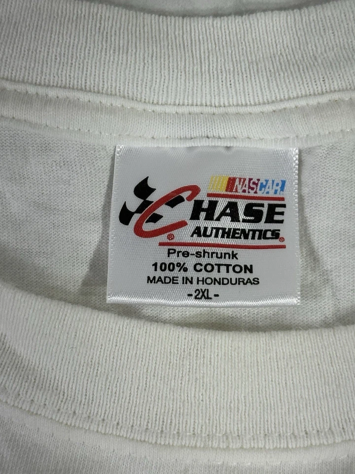 Vintage NASCAR David Ragan UPS Racing #6 Roush Fenway T-Shirt White 2XL - Image 2 of 4