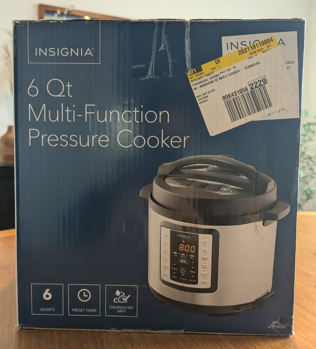 Buy Black Silver Insignia Quart Qt Multi-Function Pressure