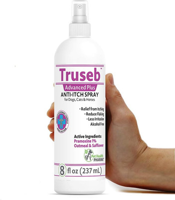 Pet Health Pharma Truseb | Pramoxine HCL 1% Spray for Dogs and Cats with Moistur