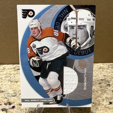 2002-03 ITG BAP First Edition- Eric Lindros NHL DEBUT JERSEY Philadelphia Flyers