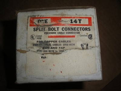 1000MCM kcmil split bolt connector T&B 14T 5 available