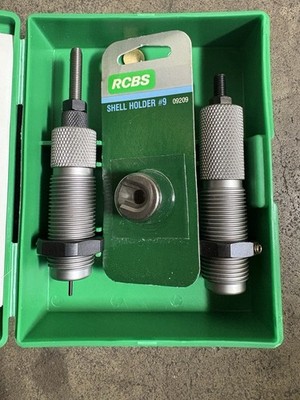 RCBS 35 REM # 16501 FULL LENGTH TWO DIE SET With RCBS #9 Shell