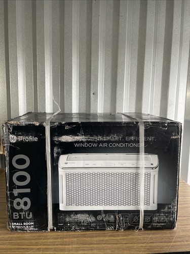 GE Profile Ultra Quiet 8100 BTU Smart Wifi Window Air Conditioner, White NIB