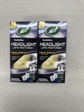2 Pack Turtle Wax Headlight Lens Restorer Kit Heal Seal Technology T-240kt 2 Pack Turtle Wax Headlight Lens Restorer Kit Heal Seal Technology T-240kt