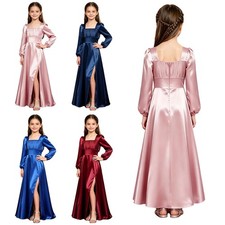 Girls Dress Christmas Costume Holiday Outfits Banquet Princess Kids Performance