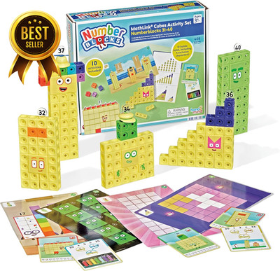 Numberblocks 31 40 MathLink Cubes Activity Set Educational Math Learning Toy for