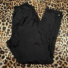 Vintage 90s Nike Black Wind Pants with Zipper Ankle