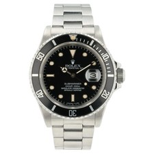 Rolex Submariner Black Dial Stainless Steel 40mm Automatic Men’s Watch 16800