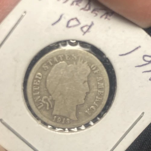 1913-P United States Barber Dime